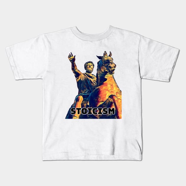 Stoicism Kids T-Shirt by reesea